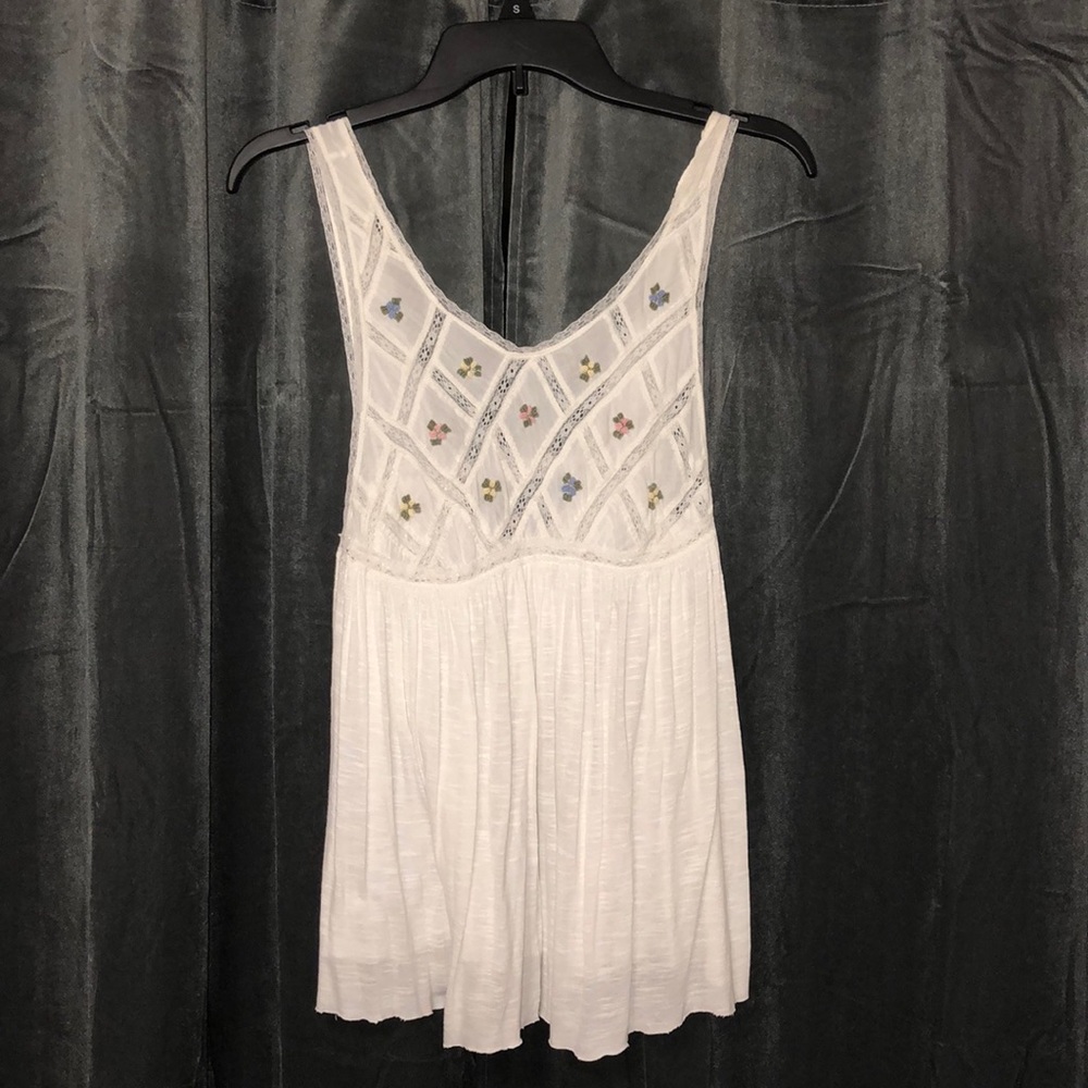 White Free People Top